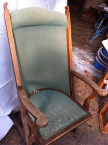 The chair before restoration