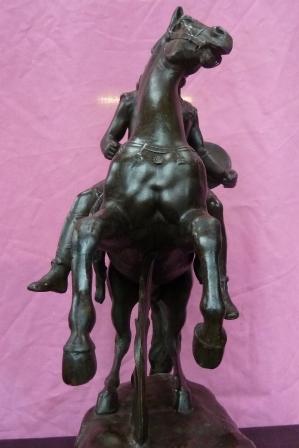 Bronze horse after the repair