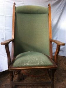 The chair before restoration