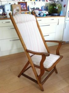 The finished chair - fully restored